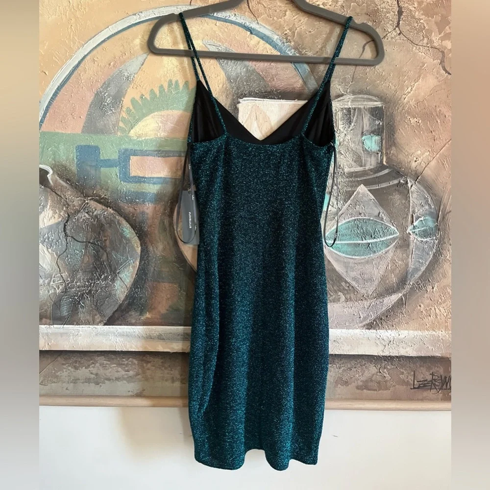 Lulus NWT metallic Mini dress - Picture 5 of 6